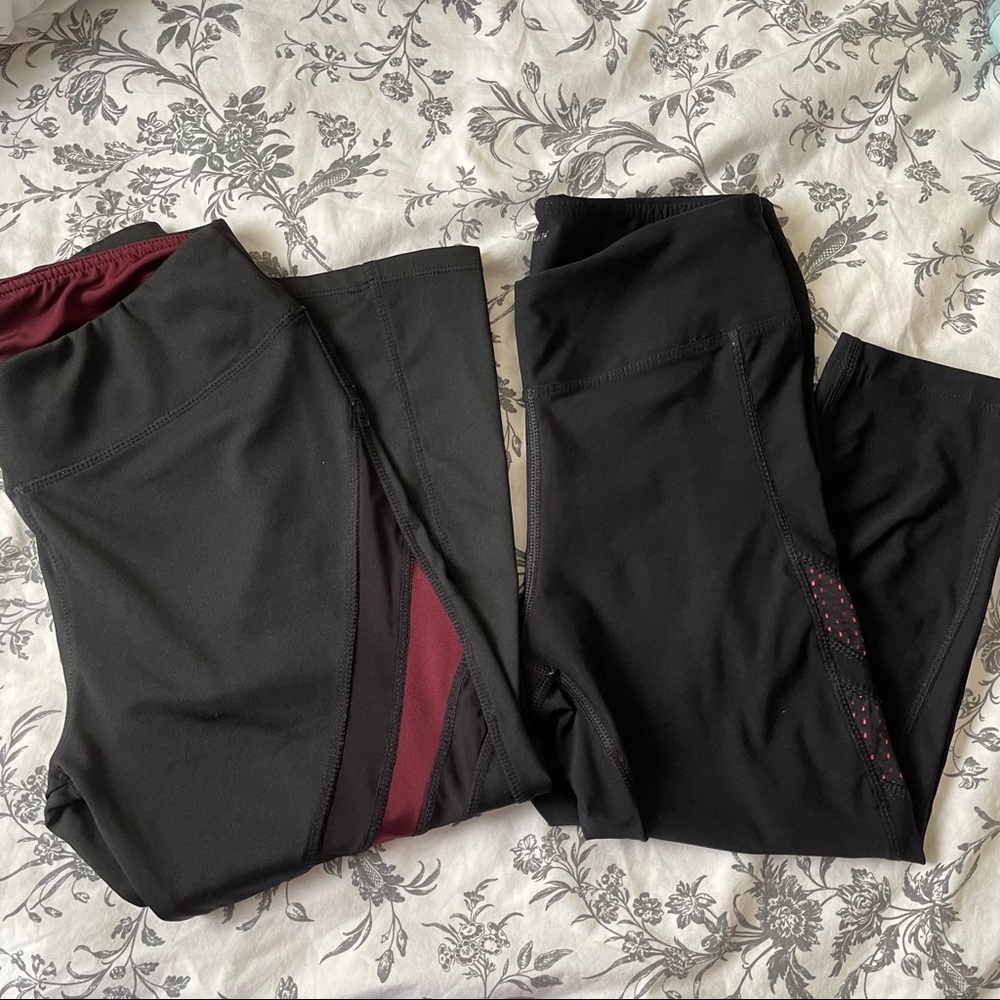 Cropped athletic leggings